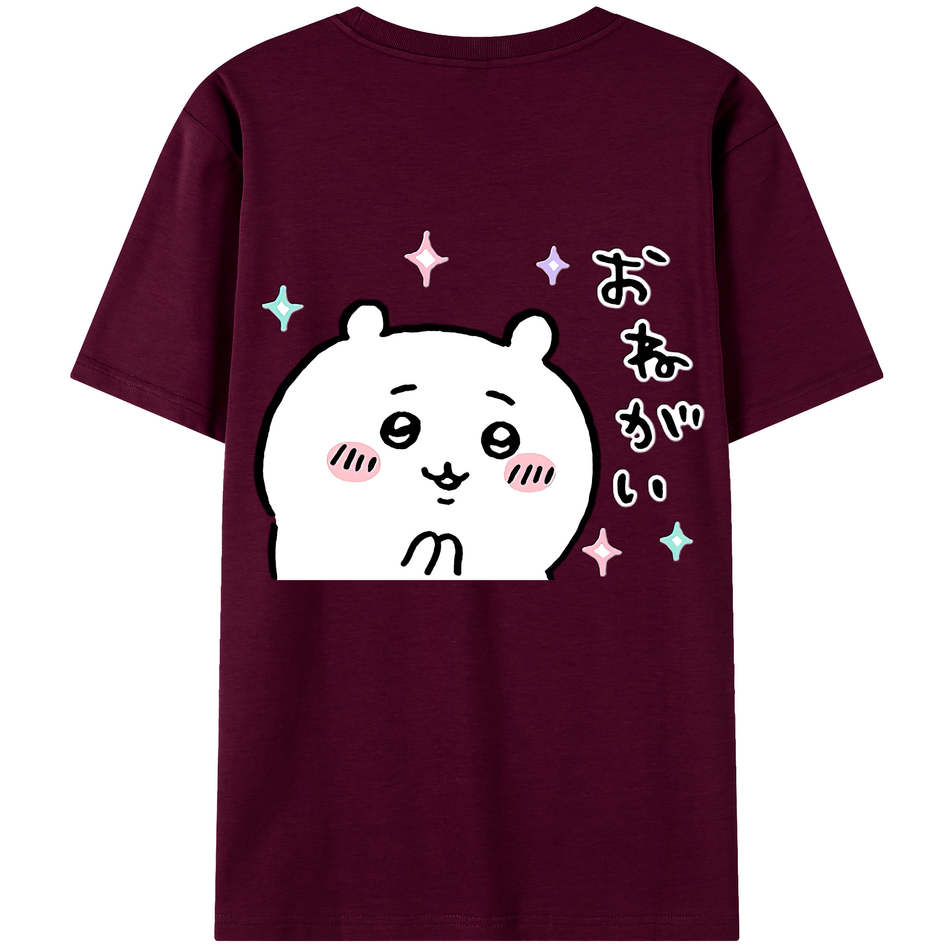 （画像用） ちいかわ ちいかわ Chii-kawa chiikawa レディース半袖Tシャツ(バックプリント)
